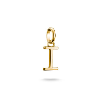 Thomas Sabo Sparkling 18k Gold Plated Letter I Connect Charm