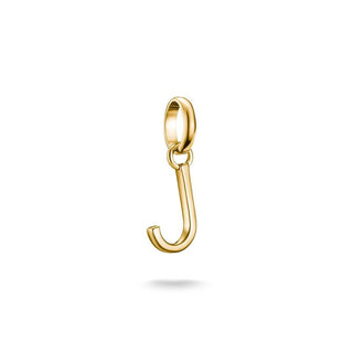 Thomas Sabo Sparkling 18k Gold Plated Letter J Connect Charm