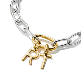 Thomas Sabo Sparkling 18k Gold Plated Letter R Connect Charm