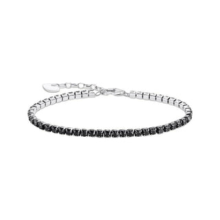 Thomas Sabo Sparkling Black Zirconia Tennis Bracelet
