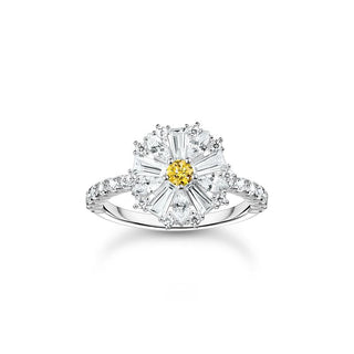 Thomas Sabo Sparkling Daisy Silver Cocktail Ring