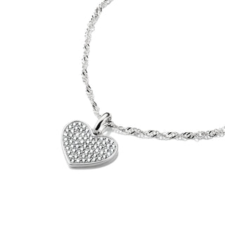 Thomas Sabo Sparkling Pavé Heart Charm