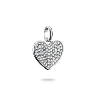 Thomas Sabo Sparkling Pavé Heart Charm