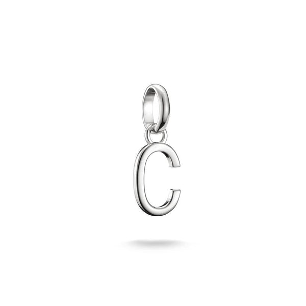 Thomas Sabo Sparkling Silver Letter C Connect Charm
