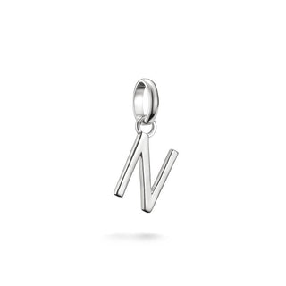 Thomas Sabo Sparkling Silver Letter N Connect Charm