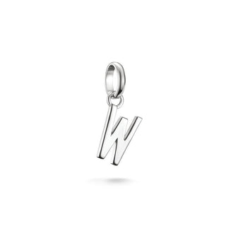 Thomas Sabo Sparkling Silver Letter W Connect Charm