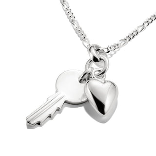 Thomas Sabo Sterling Silver Key and Heart Connect Charm