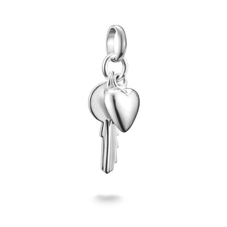 Thomas Sabo Sterling Silver Key and Heart Connect Charm