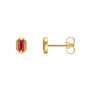 Thomas Sabo Stud Earrings with Red Stones