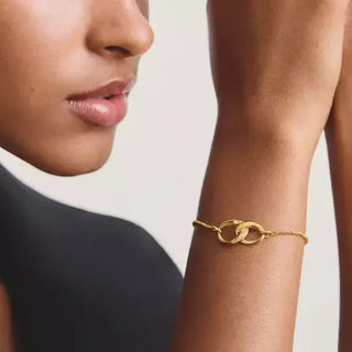 Thomas Sabo Together 18k Gold Plated Bracelet with White Zirconia