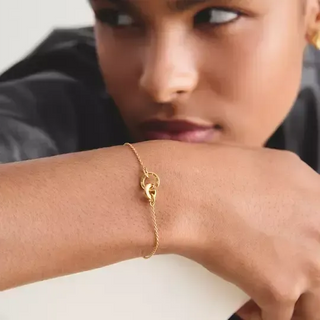 Thomas Sabo Together 18k Gold Plated Bracelet with White Zirconia