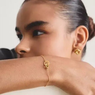 Thomas Sabo Together 18k Gold Plated Bracelet with White Zirconia