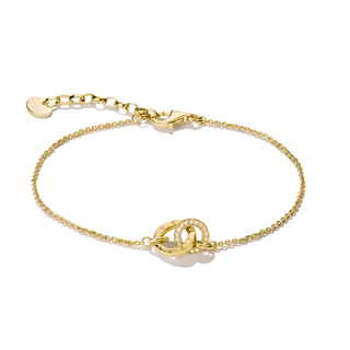 Thomas Sabo Together 18k Gold Plated Bracelet with White Zirconia