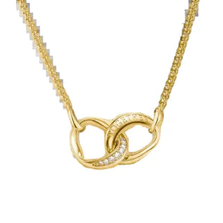 Thomas Sabo Together 18k Gold Plated Chain with White Zirconia