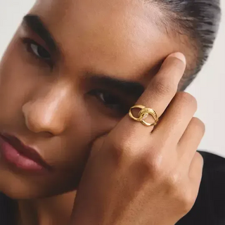 Thomas Sabo Together 18k Gold Plated Ring with White Zirconia