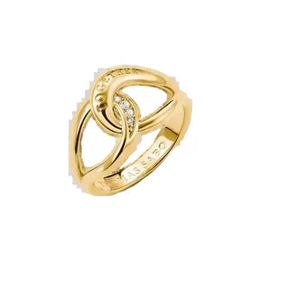 Thomas Sabo Together 18k Gold Plated Ring with White Zirconia
