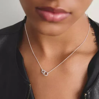 Thomas Sabo Together Sterling Silver Chain with White Zirconia