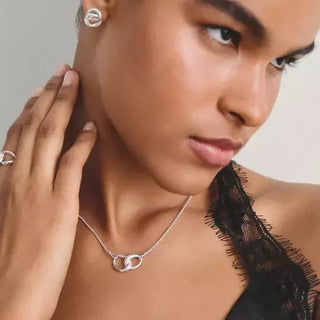 Thomas Sabo Together Sterling Silver Chain with White Zirconia