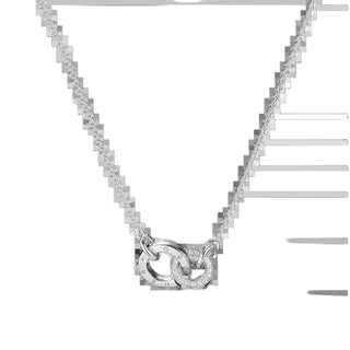 Thomas Sabo Together Sterling Silver Chain with White Zirconia
