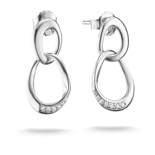 Thomas Sabo Together Sterling Silver Earrings with White Zirconia