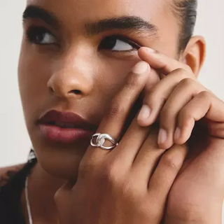 Thomas Sabo Together Sterling Silver Ring with White Zirconia