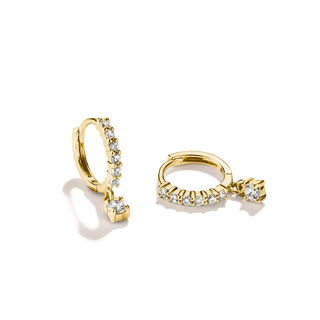 THOMAS SABO White Zirconia Hoop Earrings