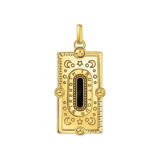 Thomas Sabo Yellow-Gold plated Pendant with Snake, Cold Enamel and Stones