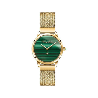 Thomas Sabo women’s watch Garden Spirit malachite gold