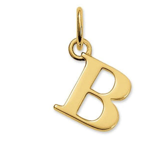Gold Plated Letter B