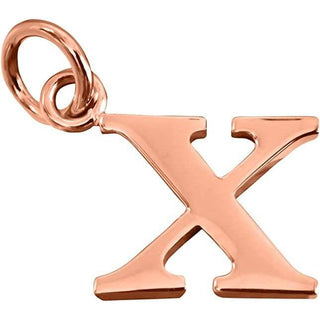 Letter X Rosegold Special Edition Pendant