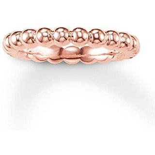 Rose Gold Plated Beaded Ring