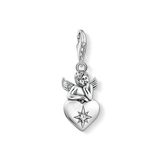 Thomas Sabo Charm Pendant Guardian Angel With Heart Silver