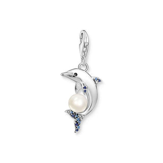 Thomas Sabo Charm pendant dolphin with pearl silver