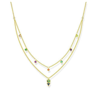 Thomas Sabo Colourful Double Necklace