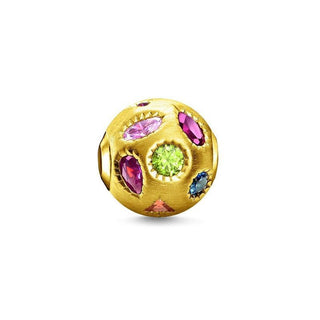 Thomas Sabo Gold Colourful Stone Bead