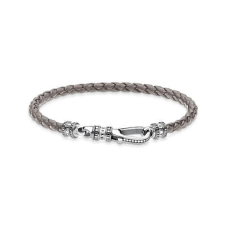 Thomas Sabo Leather bracelet grey