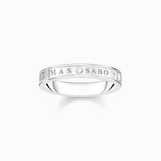 Thomas Sabo Ring with White Stones - Silver