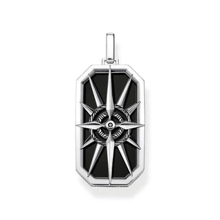 Thomas Sabo pendant compass star black