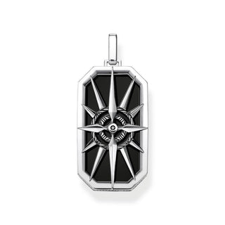 Thomas Sabo pendant compass star black