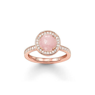 Thomas Sabo solitaire ring light of luna pink