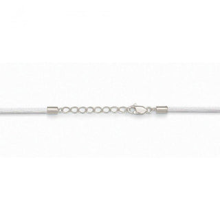 White Satin Ribbon Necklace