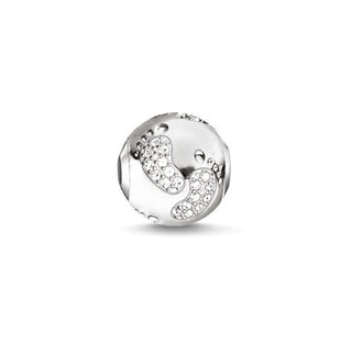 Women-Bead Karma Beads 925 Sterling silver zirconia